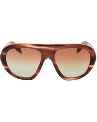 Prada - Accessoires ,Bruin ,Zonnebril - Lyst