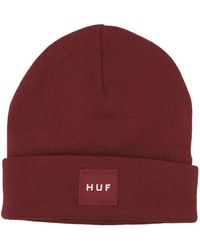 Huf - Accessoires ,Bruin ,Gebreide Beanie Set Doos Bes - Lyst