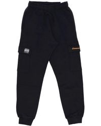 Propaganda - Broeken ,Zwart ,Katoen Cargo Sweat Pant Zwart - Lyst