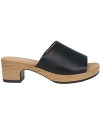 Gabor - Schoenen ,Zwart ,Leer Leren Sandalen Met Hoge Hak - Lyst