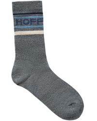 HOFF - Ondergoed ,Grijs ,Katoen Grijze Logo Sokken Retro Design - Lyst