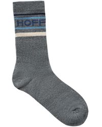 HOFF - Ondergoed ,Grijs ,Katoen Grijze Logo Sokken Retro Design - Lyst