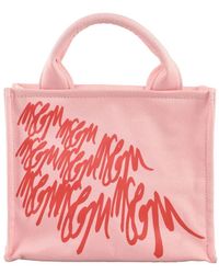 MSGM - Baumwoll schultertasche - Lyst