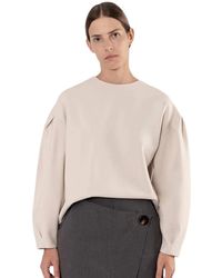 Chie Mihara - Overhemden ,Oversized Blouse Met Ballonmouwen - Lyst