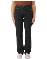 A.P.C. - Klassische Schwarze Jeans Lockerer Schnitt - Lyst