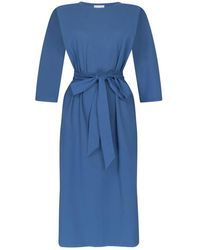 Jane Lushka - Vestido sofisticado jill en azul claro - Lyst
