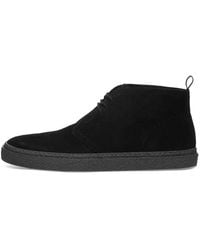 Fred Perry - Hawley wildleder wüstenstiefel schwarz - Lyst