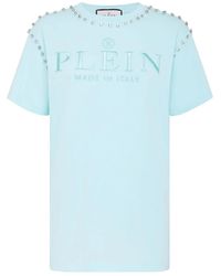 Philipp Plein - T-Shirt Round Neck Ss Stones - Lyst