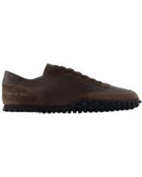 Common Projects - Schoenen ,Bruin ,Leer Minimal Runner Seventy Sneakers - Lyst
