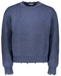 John Elliott - Wollpullover mit abgenutzten kanten - Lyst