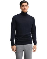 Strellson - Pullover Mit Umschlagkragen - Lyst