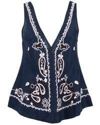 P.A.R.O.S.H. - Sleeveless Tops - Lyst