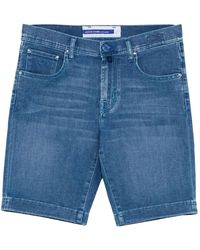 Jacob Cohen - Türkisblaue Elastische Jeans Mit Mittlerer Waschung - Lyst