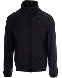 Blauer - Jassen ,Zwart ,Katoen Light Jacket - Lyst