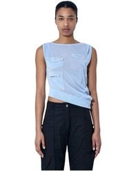 Kiko Kostadinov - Sleeveless Tops - Lyst