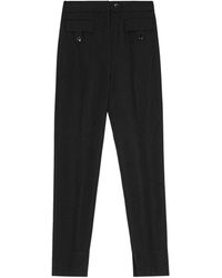 Ganni - Slim-Fit Trousers - Lyst