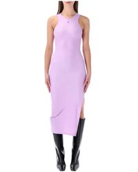 Coperni - Kleedjes ,Paars ,Tank Top Jurk - Lyst