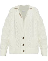 Versace - Wol Cardigan Met Zakken - Lyst