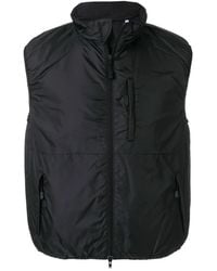 Aspesi - Jassen ,Zwart ,Leer Jil Vest - Lyst