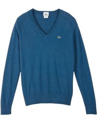 Lacoste - V-Neck Knitwear - Lyst
