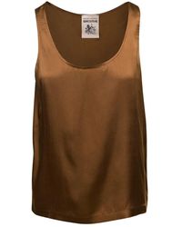 Semicouture - Sleeveless Tops - Lyst