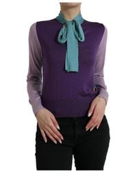 Dolce & Gabbana - V-Neck Knitwear - Lyst