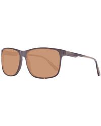 Helly Hansen - Accessoires ,Bruin ,Bruine Plastic Zonnebril - Lyst