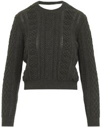 Jil Sander - J02Gp0260 Pullover Mit Zopfmuster - Lyst