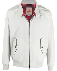 Baracuta - Baumwollmischung Mantel Mit Stehkragen - Lyst