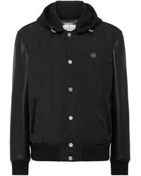 Philipp Plein - Chaqueta Bómber Con Capucha - Lyst