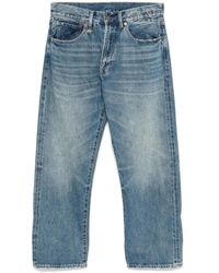 R13 - Blauwe Stonewashed Denim Jeans - Lyst