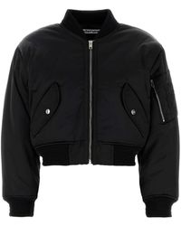 Alexander Wang - Jassen ,Zwart ,Nylon Zwarte Nylon Bomberjack - Lyst