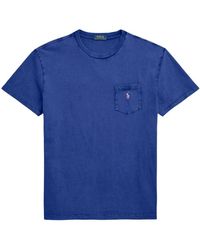 Ralph Lauren - Blaue polo t-shirts und polos - Lyst