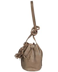 Il Bisonte - Quaste Zugverschluss Leder Eimer Tasche - Lyst