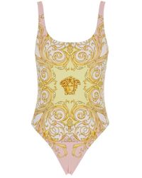 Versace - Geprint Badpak Uit Één Stuk - Lyst