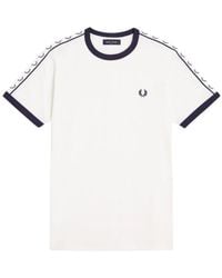 Fred Perry - Taped Ringer T-Shirt - Lyst