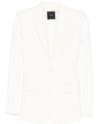Pinko - Weiße Jacke Elegantes Design Layering - Lyst