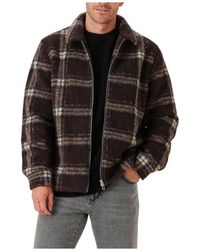 Forét - Bruine Cabin Zip Fleece Jas - Lyst