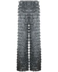 Alberta Ferretti - Wide Trousers - Lyst
