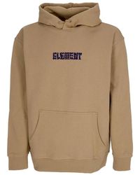 Element - Hoodies & Sweatvesten ,Bruin ,Katoen Cipher Lichtgewicht Hoodie Khaki - Lyst