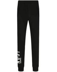 DSquared² - Joggerhose mit seitlichem logo - Lyst