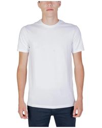 ARMANI EXCHANGE - T-Shirt Mit Rundhalsausschnitt Und Kurzen Ärmeln - Lyst