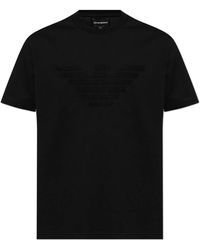 Emporio Armani - T-shirt mit logo - Lyst