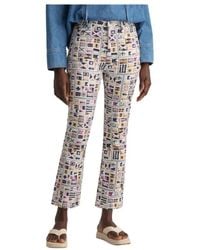 GANT - Jeans > Straight Jeans - Lyst
