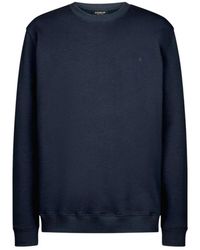 Dondup - Hoodies & Sweatvesten ,Zwart ,Katoen Regular-Fit Sweatshirt Met Ronde Hals - Lyst