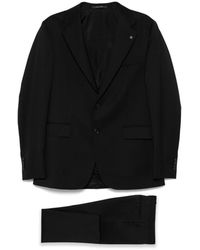 Tagliatore - Kostuums ,Zwart ,Wol Single Breasted Suit - Lyst