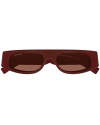 Gucci - Stilvolle burgundy/brown sonnenbrille,schwarz/graue sonnenbrille gg1771s,weiß/graue sonnenbrille - Lyst