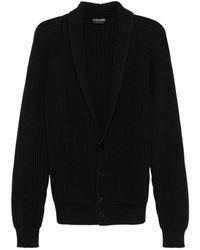 Tom Ford - Cotton Silk Shawl Collar Cardigan - Lyst