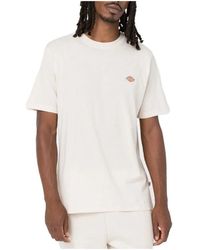Dickies - Wit T-Shirt Voor Mannen - Lyst