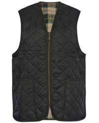 Barbour - Jassen ,Groen ,Nylon Gewatteerde Zip-In Voering - Lyst